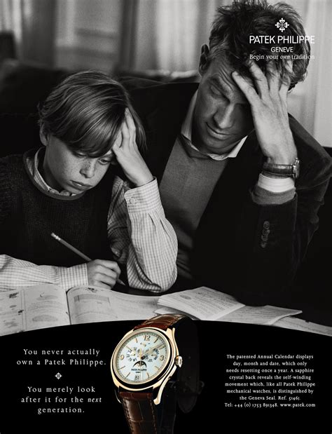 patek philippe publicité